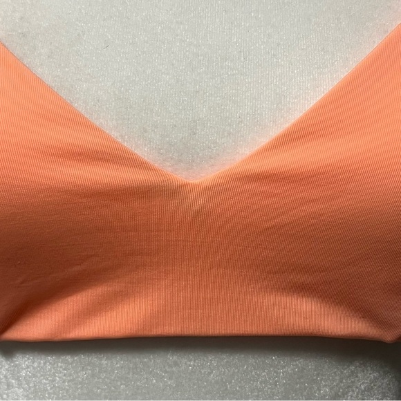 Roxy Beach Classics Athletic Triangle Bikini Top Peach - Picture 6 of 14